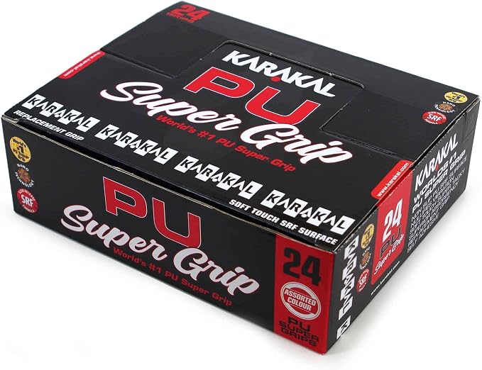 KARAKAL - PU Super Grip - self-Adhesive Grip Tape for Badminton Squash Tennis Hockey Sticks or Curling