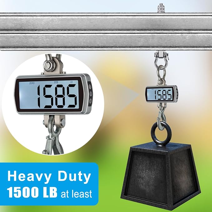 Dolibest Swing Hangers with Bearing - 2 Pack Stainless Steel 304 Swing Hooks for Wood & Metal Beams, Ideal for Hanging Hammocks, Yoga Swings, Porch Swing, Boxing Bag 1500 LB Capacity -7''x M2/5''