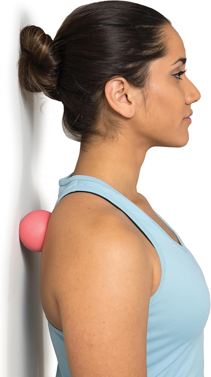 OPTP Massage Ball Set – Moderate and Firm Density Therapy Ball Set – Deep Tissue Massage Balls for Plantar Fasciitis, Sore Muscle Relief — Super Pinky Ball and Super Firm Ball