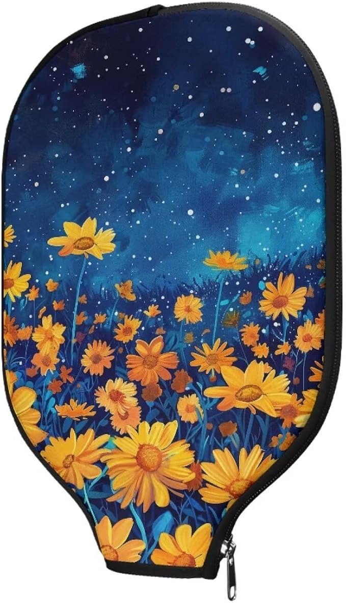 Pickleball Paddle Covers Only for Men and Women Zipper Closure Protection and Decoration