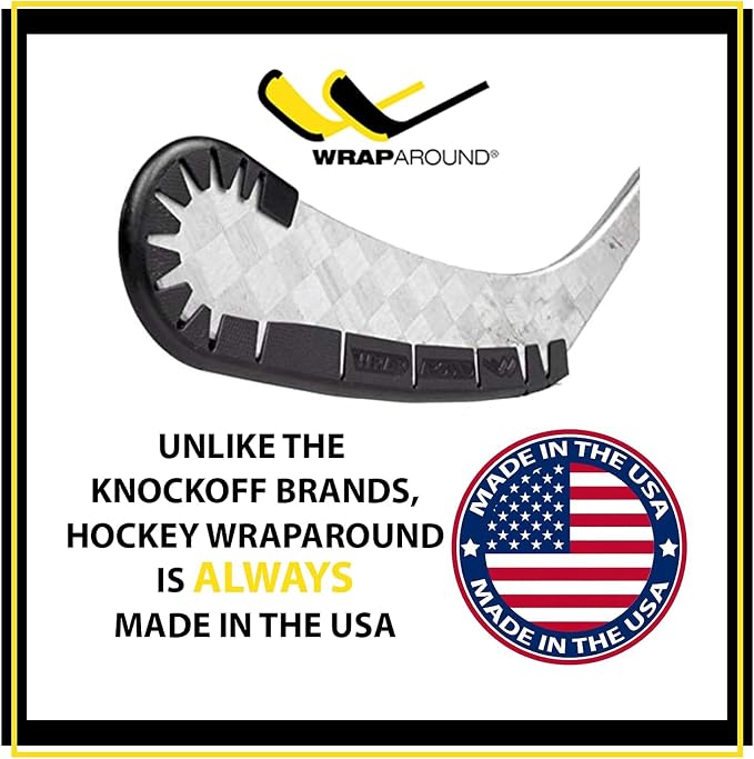 Wraparound Hockey Stick Blade Protector for Off Ice Training, Street Hockey – Long Lasting – Cuts to Fit Kids, Intermediate, Senior Sticks – Training Equipment, Accessories, Gear