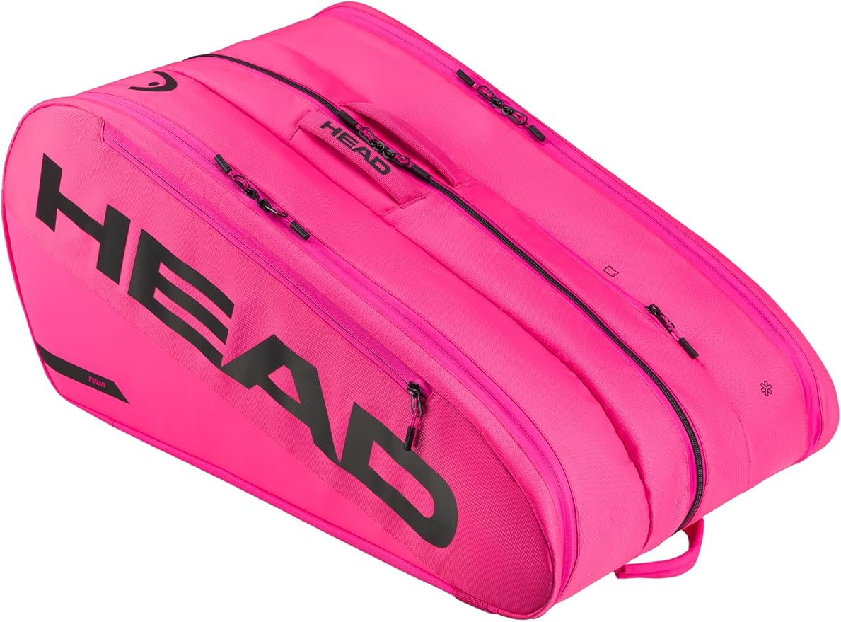 HEAD Tour Racquet Bag XL (12R) Tennis Bag - Holds Up to 12 Racquets, CCT+ Climate Control Technology, 3 Main Compartments, Shoe Pocket & Backpack Carry System