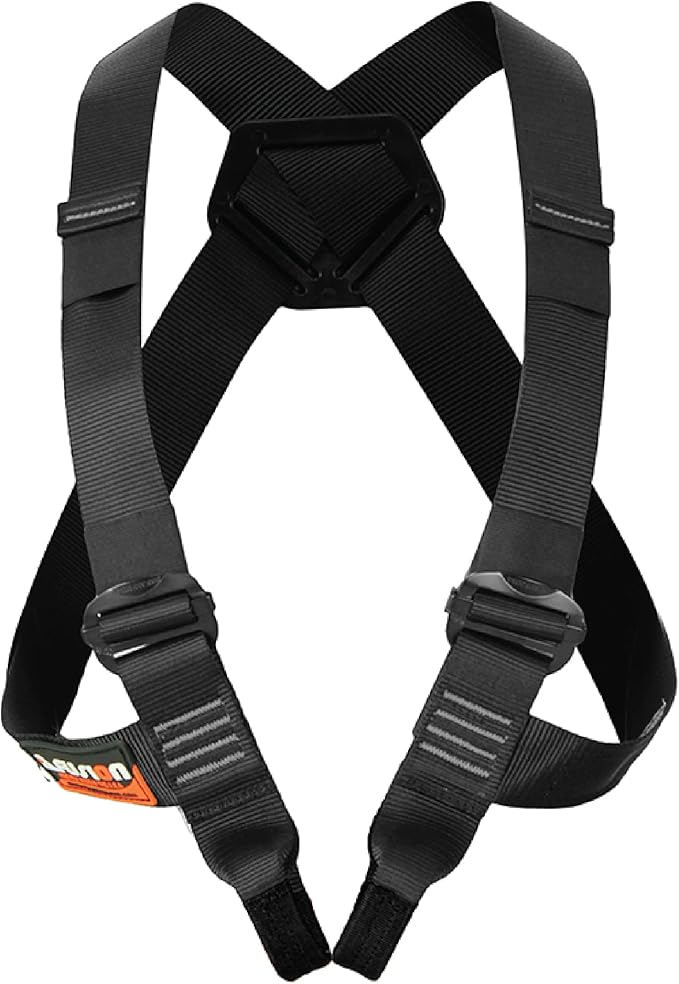 Fusion Chest Harness Climb Stika - (5,000 LBS Rated) Heavy Duty Chest Harness for Hiking, Tree Climbing, Ziplining, Rock Climbing, Rappelling