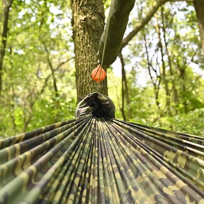 Onewind Premium 12' Camping Double Hammock with Tree Straps and Bug Net for Travel, Camping, Backpacking and Hiking
