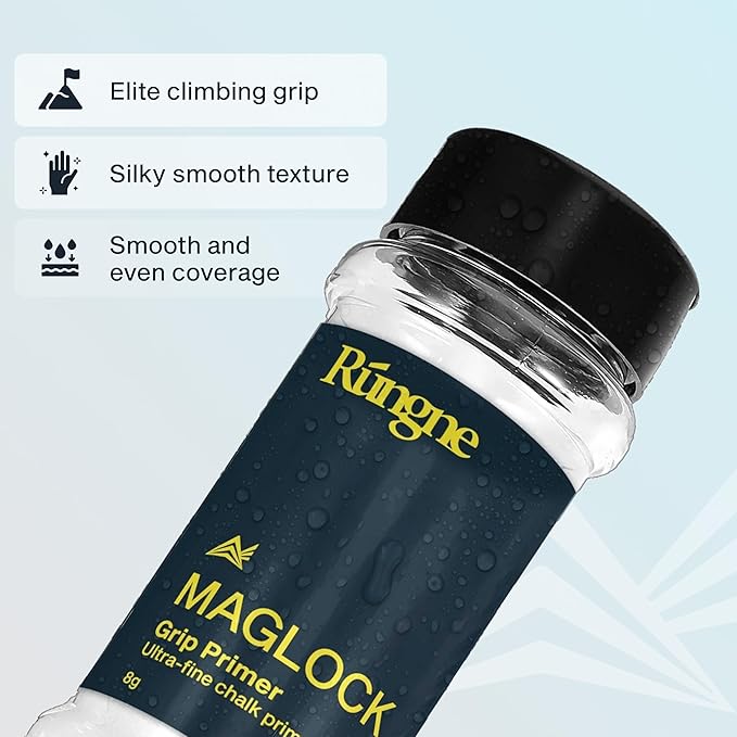 RUNGNE Premium Climbing Chalk - High Performance Chalk for Rock Climbing, Bouldering, Weightlifting & More - Unmatched Grip and Skin Friendly