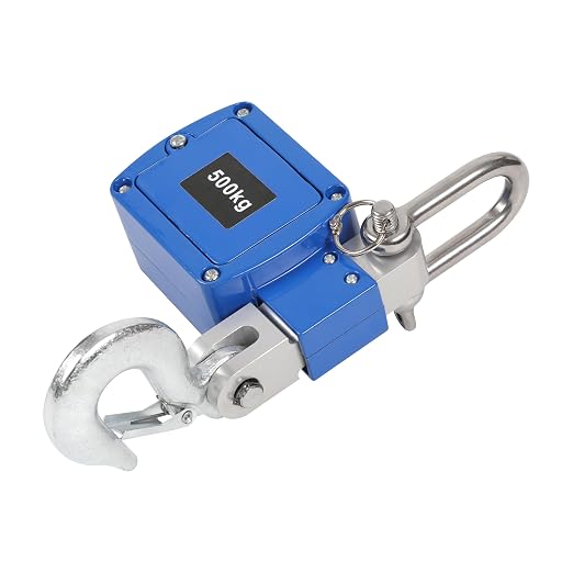HFS(R) Digital Hanging Crane Scale 500kg/1100lb - Industrial, Heavy Duty, Unit Change Function, for Industrial and Hunting Use