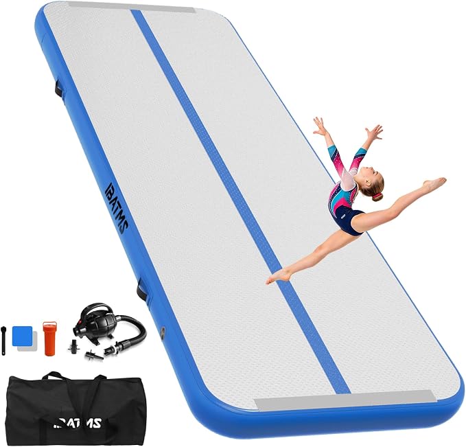 IBATMS Air Tumbling Mat Track 10/13/16/20ft, Inflatable Gymnastics Mat