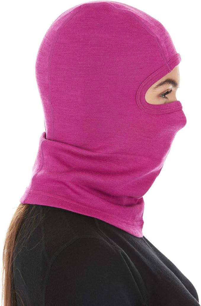 100% Merino Wool Balaclava - Winter Ski Mask - Face Mask - Cold Weather Gear