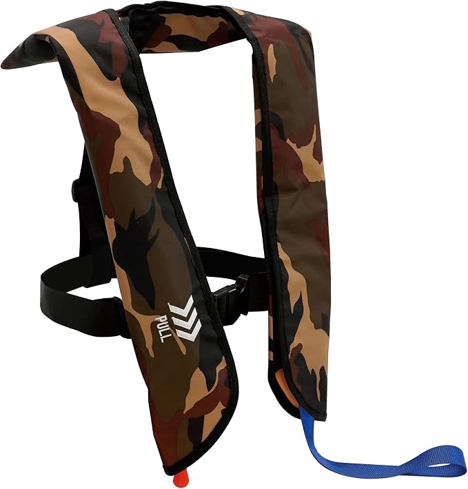 Automatic Inflatable Life Jackets for Adults Life Vests PFD Low Profile Load Capacity Up to 330lbs