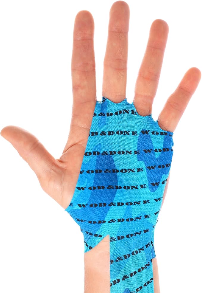 WOD&DONE 40 or 20 Strips of RipGuards Gymnastics Hand Protection Tape Grips Against Rips - no More Ripped Hands - Works for All Sports
