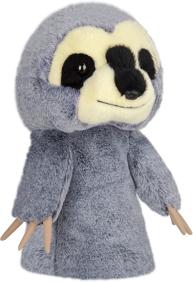 Cozion Golf Club Covers, Gopher/Sloth Golf Club Head Covers for Clubs, Novelty Realistic Headcover Animal Plush Golf Club Protector Gifts for Men/Women