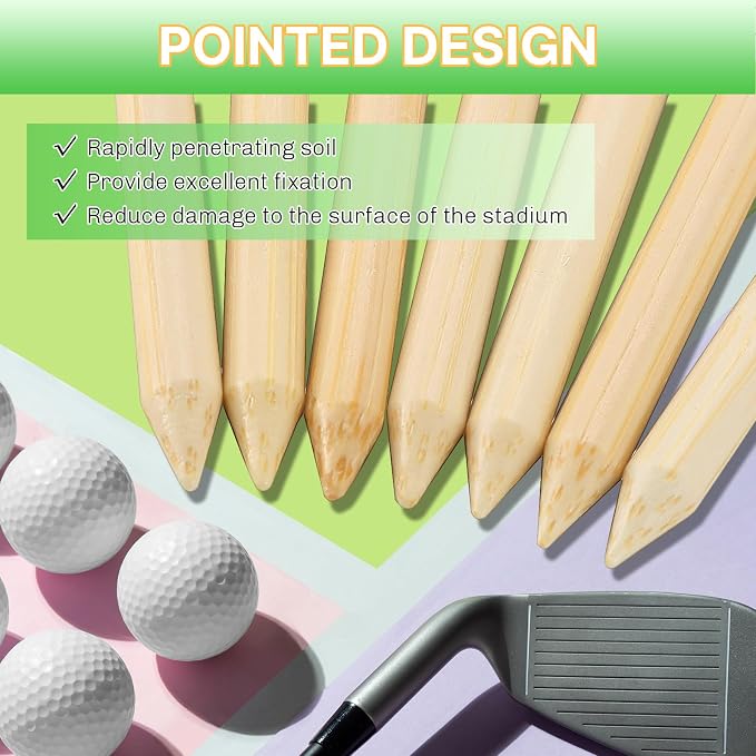 Bamboo Golf Tees 1000/500/250 PCS 2-3/4 & 3-1/4 inch Length | Bamboo Golf Tees, 7X Stronger Than Wood Golf Tees, Reduce Friction & Side Spin
