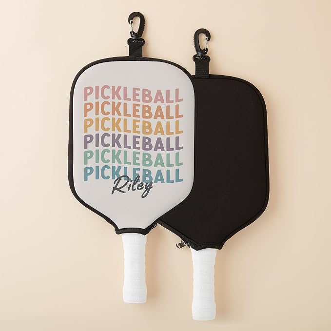Personalization Universe Personalized Pickleball Paddle Covers
