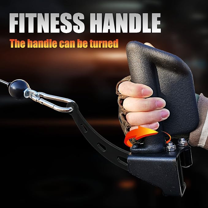 Adjustable Lat Pull down Bar, Cable Machine Attachments for Gym, Home Gym Fitness T-bar Row Pulldown Attachments, Lat Pull Down Machine Wide Grip Neutral Grip Handle