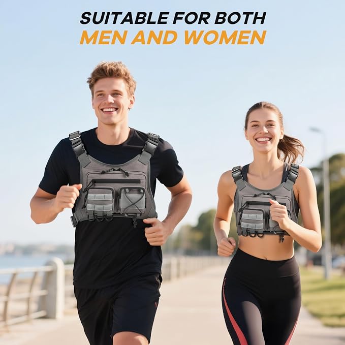 Sports Chest Holster Bag EDC Pouch Bag IFAK Chest Pack for Running