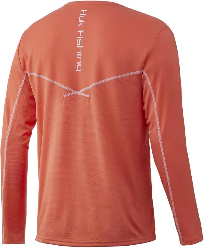 HUK Men's Icon X Long Sleeve Shirt, Performance Fishing Shirt
