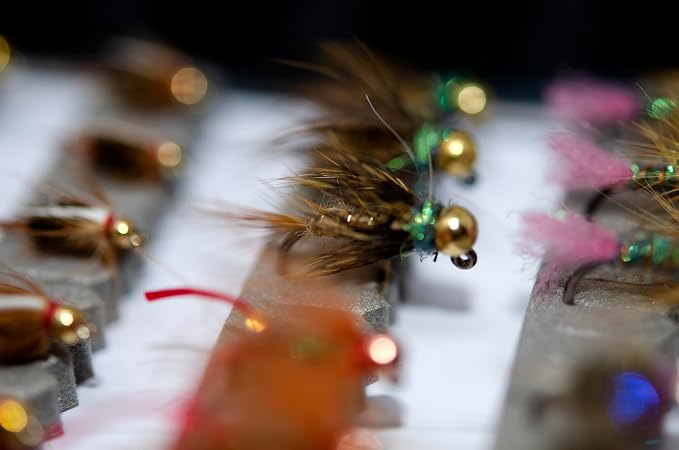 Outdoor Planet 24/48/66/72 Premium Hand Tied Fly Fishing Flies Assortment | Fly Boxes Included | Dry, Wet, Nymphs, Streamers, Wooly Buggers, Terrestrials | Trout, Bass Lure Set, Kit, Gift