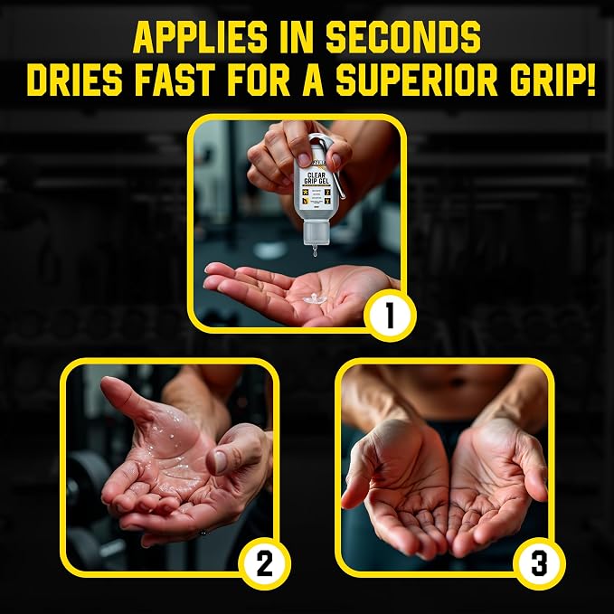 GRIPZILLA Liquid Chalk Kit Gym Chalk for Weight Lifting, Rock Climbing, Pole Grip, Bouldering, Powerlifting, Ball, Gymnastics, Sports, and Workout - Package May Vary