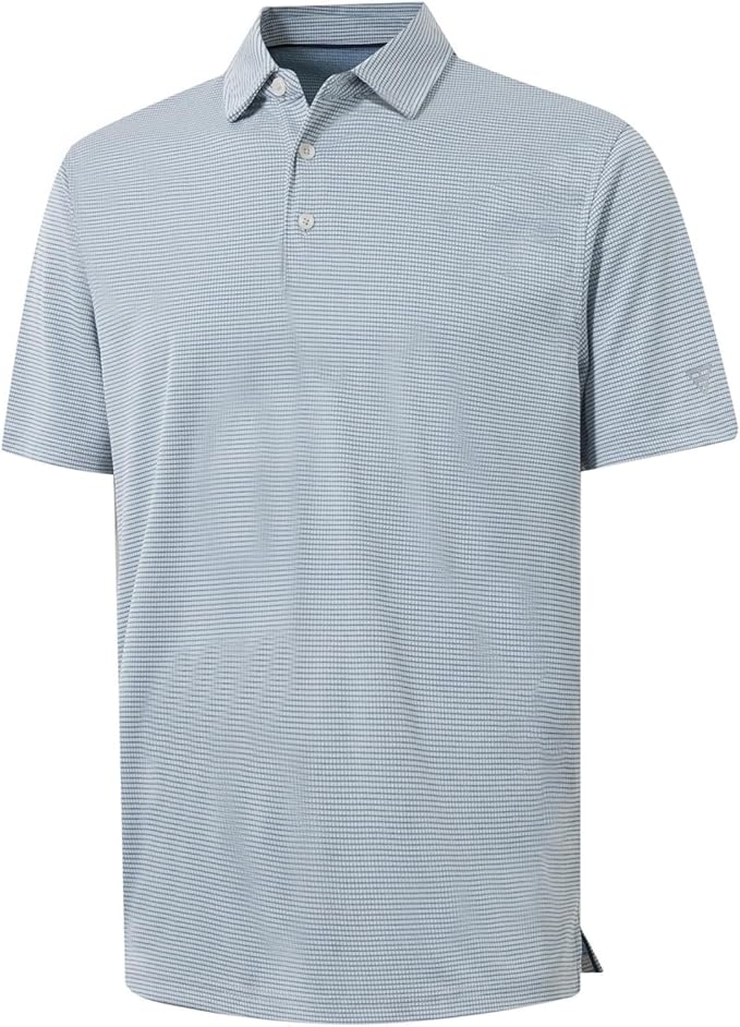 M MAELREG Men‘s Golf Shirts Short Sleeve Ultra-Light Soft Performance Quick Dry Athletic with UPF 30+ Polo Shirts for Men