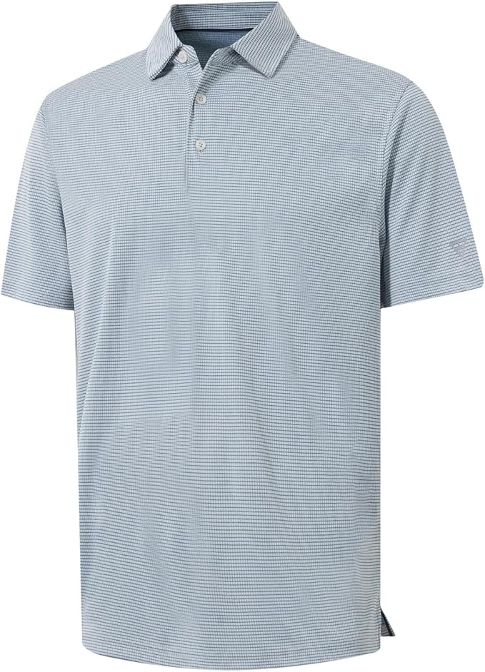 M MAELREG Men‘s Golf Shirts Short Sleeve Ultra-Light Soft Performance Quick Dry Athletic with UPF 30+ Polo Shirts for Men
