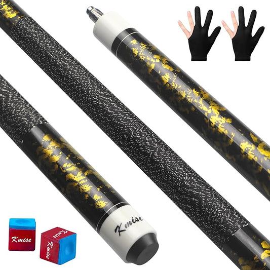 Kmise Pool Stick Set of - 58" Pool Cue Stick, Canadian Maple Professional Billiards Pool Cue, Pool Sticks for Adults, 18~21oz Multiple Colors