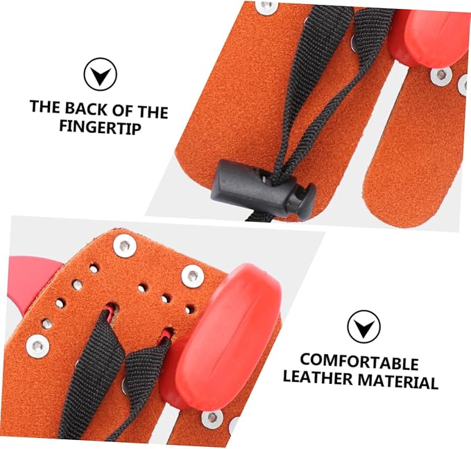 Mipcase Finger Protector Finger Gloves Gas Cooker Burner Rings Protective Hand Gear Archery Finger Guard Archery