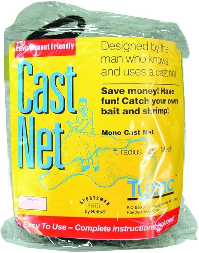 Betts Tyzac Series Cast Net for Bait Fish