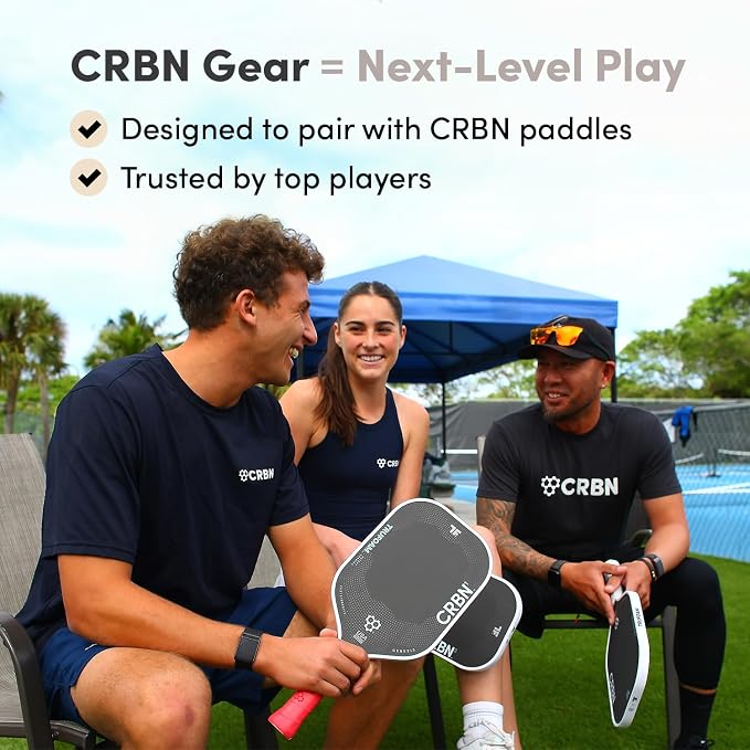 CRBN Pickleball - Drytec™ Overgrips - Pickleball Paddle Grip Tape - Absorbs Shock & Moisture - 4 Pack