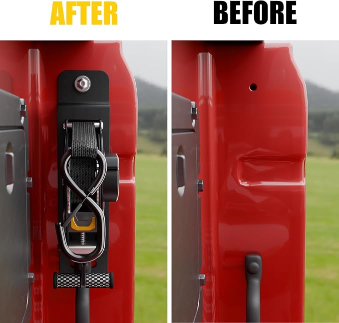 Retractable Ratchet Straps Compatible with 2024 2025 2026 Ford Ranger Retracting Straps 2PCS Auto Retract Securing Strap Tie Down System for Ranger Accessories