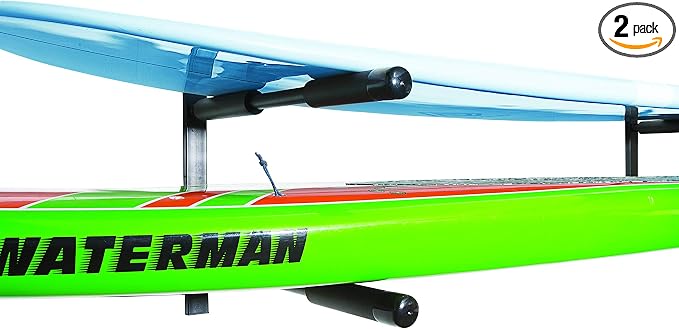 COR Surf Double Board Surfboard Rack | High Performance SUP Wall Mount for Paddleboard or Surfboard SUP and Longboard Wall Shelf