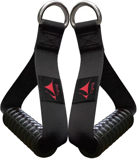 Heavy Duty Gym Workout Handles Attachment for Cable Machine,Resistance Band,Pulley System Home Exercise Equipment, Comfortable and Stronger Grip