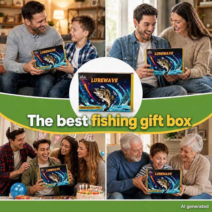 Mystery Tackle Box - 8/10pcs Freshwater Lures for Bass, Mystery Fishing Box for Anglers