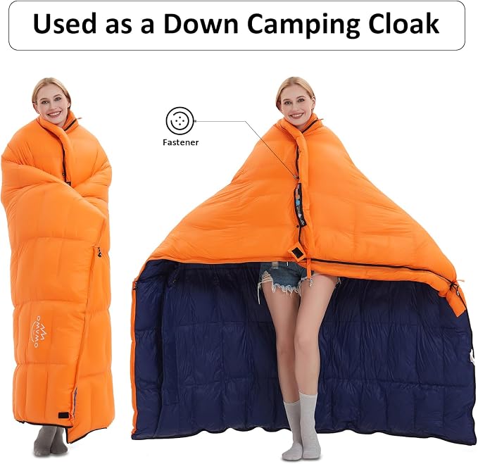 0 20 Degrees F Down Sleeping Bag for Adults,4 Season Rectangle Down Sleeping Bag for Camping Hiking