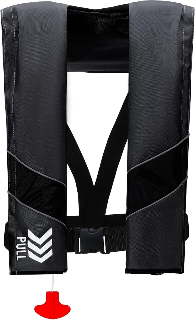 Automatic Inflatable Life Jackets for Adults Life Vests PFD Low Profile Load Capacity Up to 330lbs