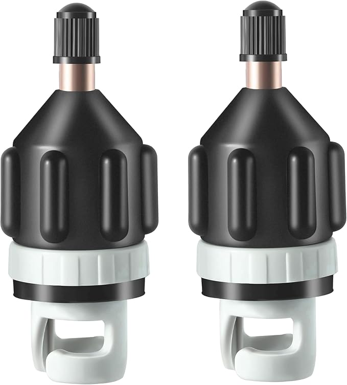 (2-Pack) Inflatable Boat SUP Pump Adaptor Air Pump Converter Standard Schrader Conventional Pump Adaptor for Kayak Inflatable Rowing Boat