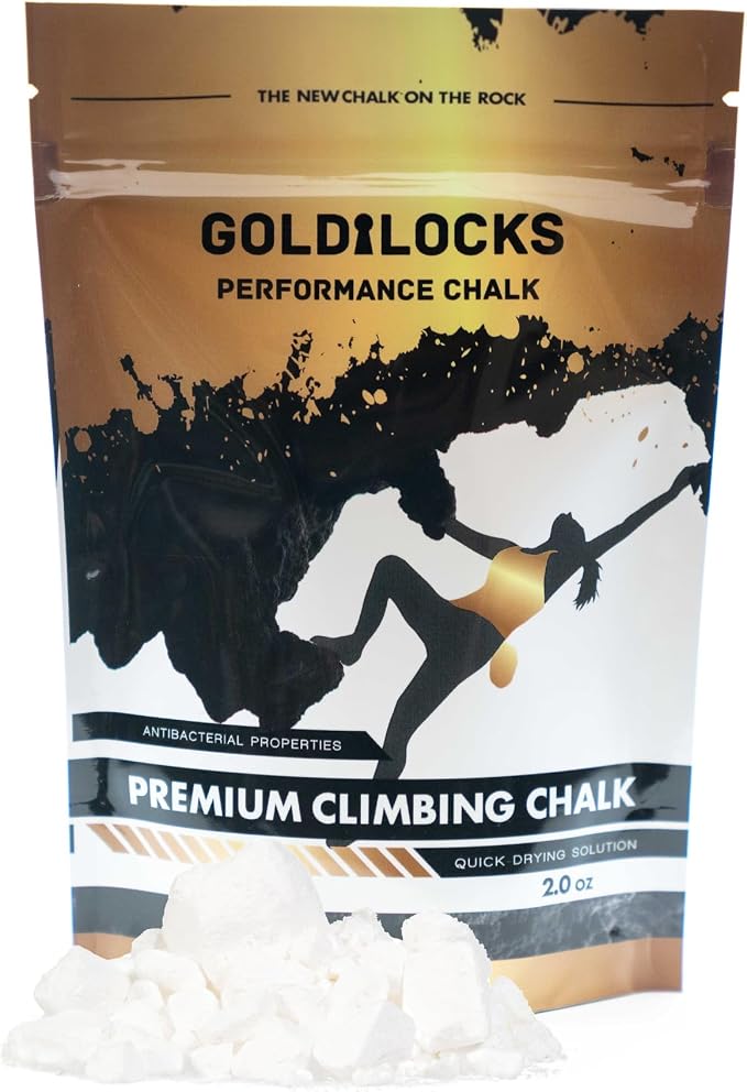 Goldilocks Chunky Chalk for Rock Climbing, Crossfit, Weight Training, Gymnastics, & More - Parent