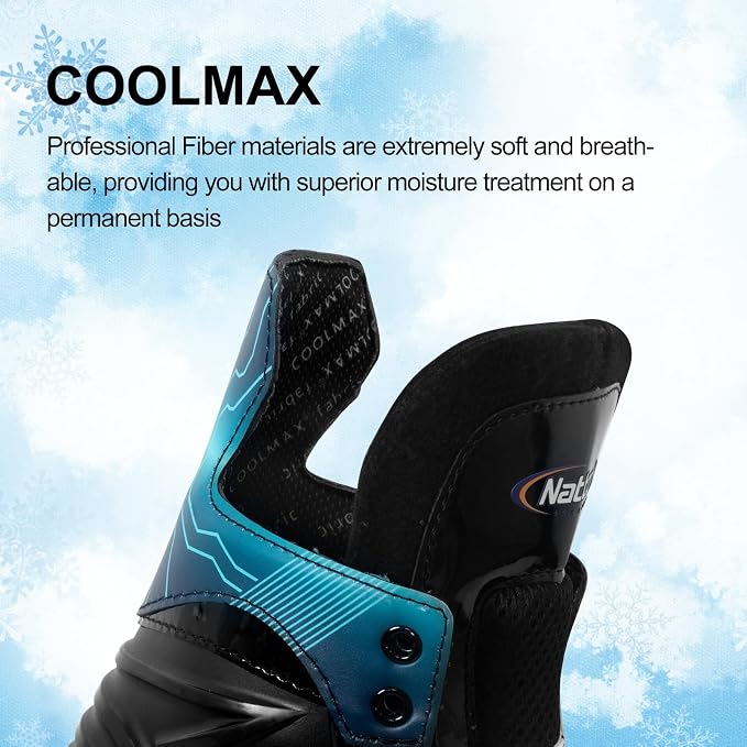 Nattork Ice Hockey Skates and Ice Skate Blade Guards