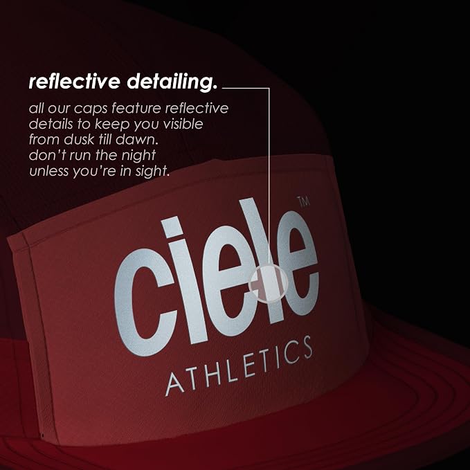 Ciele Athletics GOCap - Premium Washable Moisture Wicking Hat with Sun Protection, 5-Panel Knit Running Hat