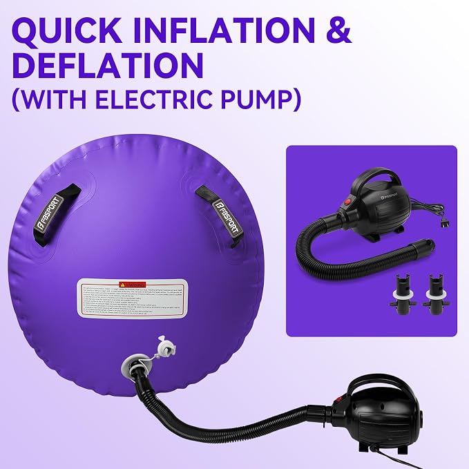 FBSPORT Air Roller Gymnastics Barrel, Inflatable Gymnastics Air Roller Inflatable Air Gymnastics Mat for Yoga Cheerleading Training Home Outdoor Indoor Use