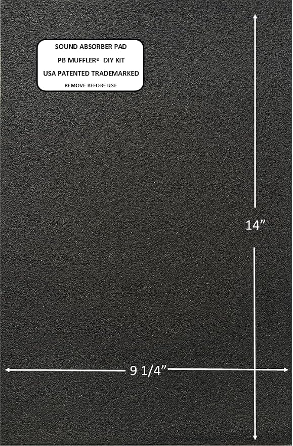 PB Muffler Pickleball Sound Absorber Paddle Accessory, Lab Tested QUIETS The pop Click Without Affecting Game Play, Perfect for HOA and Residential