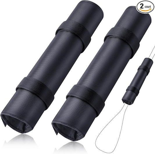 Hiboom 2 Pcs Paddle Float Kayak Paddle Accessory Adjustable Oxford Cloth Paddleboard Stand Up Accessory High Density Foam with Hook and Loop Closure Flotation Kayaks Canoe Paddles
