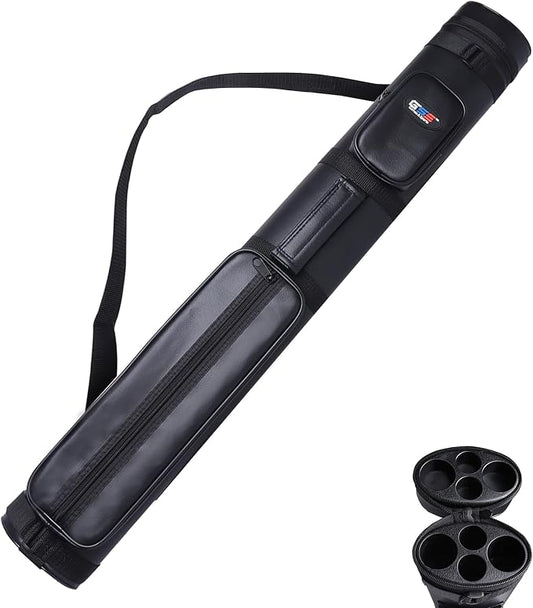 GSE Games & Sports Expert 2x2 Deluxe Hard Billiard Pool Cue Stick Carrying Case, Billiard Cue Case, Billiards Accessories (Several Colors Available)