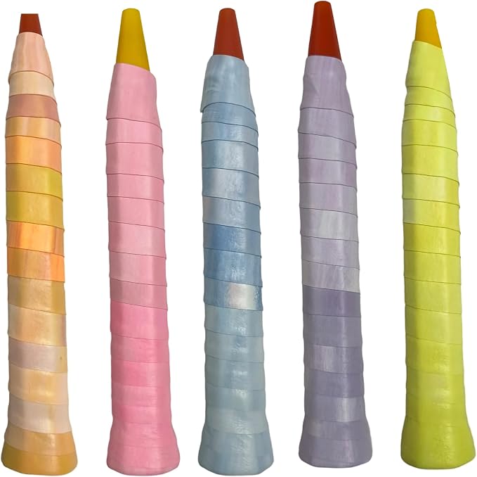 Gradient Colors Ultra Thin Tacky Overgrips,Tennis/Badminton/Pickleball/Paddle 24/48 Pack,Comfort Grip Tape,Absorb Sweatbands Anti Slip