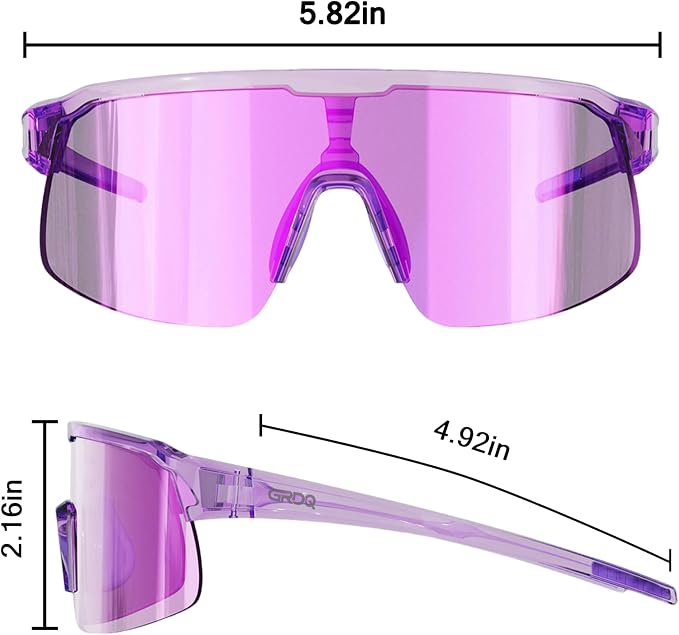 Sunglasses TR90 Frame Anti-Slip Full Coating HD Lens UV400 Protection Cycling Multi-Sport
