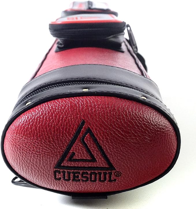 CUESOUL Soocoo Series 2x4/2x2 Hard Pool Cue Case -Holds 2 Cue Butt and 4 Cue Shafts,Four Color Available