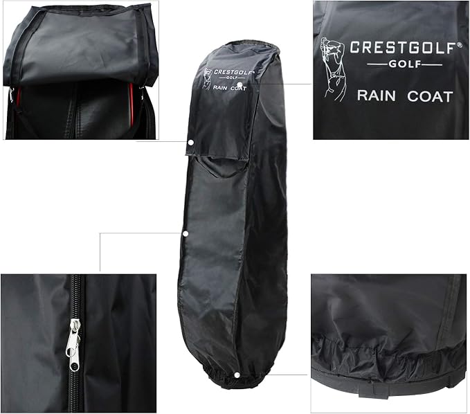 Crestgolf Golf Bag Cover Case Rain Cover Rain Coat for Golf Bag Anti-dust