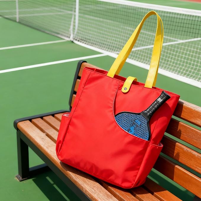 harayaa Pickleball Racket Bag Pickleball Tote Bag Pickleball Shoulder Bag Pickleball Handbag Versatile Polyester Construction Handle Roomy
