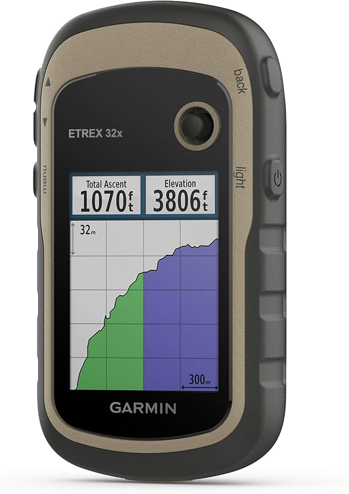 Garmin eTrex 32x Handheld GPS Navigator Bundle with Backpack Tether Accessory