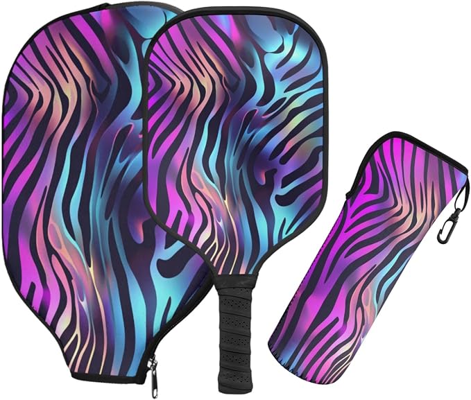 Pickleball Paddles Set 3PCS Pickleball Paddle Case Pickleball Racket Pickleball Bag Ideal for Beginners Gifts