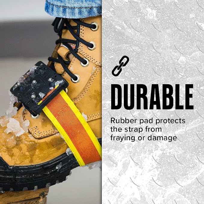 K1 Mid-Sole Intrinsic Ice Cleats for Men & Women - Rotatable Non-Sparking Traction Aids for Winter Snow - Original Profile